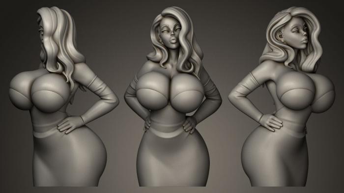 Figurines of girls (STKGL_0027) 3D model for CNC machine